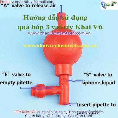 Quả bóp cao su 3 van Hirschmann