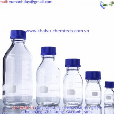 CHAI TRẮNG NẮP VẶN XANH CHIA VẠCH