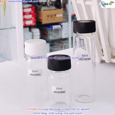 Chai đựng mẫu thủy tinh Đức