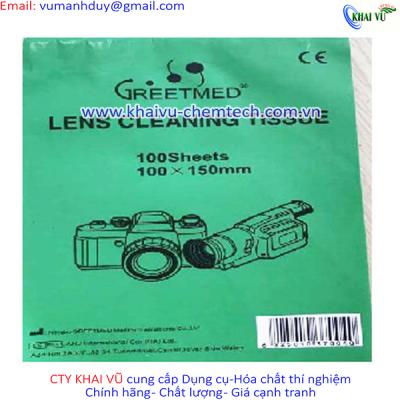 Giấy lau kính hiển vi 10x15cm (1 tập gồm 100 tờ)