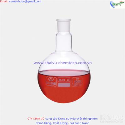 Bình cầu tròn cổ nhám Isolab
