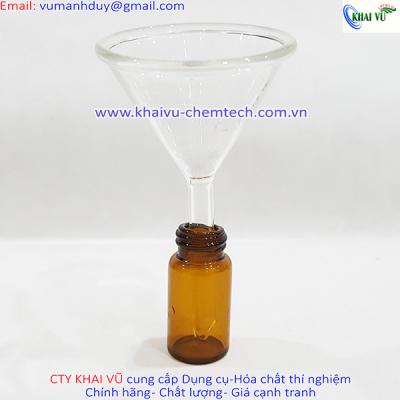 Phễu thủy tinh dày đa năng loại nhỏ chuyên dùng rót tinh dầu, rót chai đường kính nhỏ