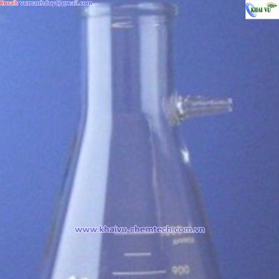 Bình tam giác có nhánh có vòi hút chân không 1000ml