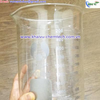 CỐC ĐỐT 2000ml thủy tinh chia vạch chịu nhiệt/Beaker 2000ml