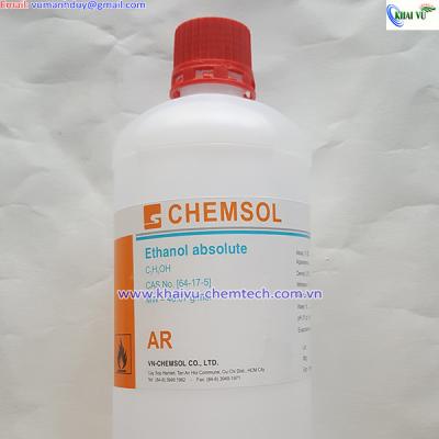 Cồn tuyệt đối 99.5 Ethanol Absolute (Chemsol) tinh khiết thí nghiệm