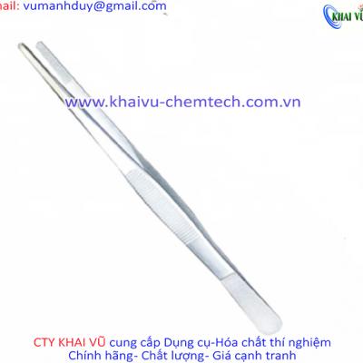 Nhíp gắp thẳng đầu tù - thép không rỉ 16cm 30cm