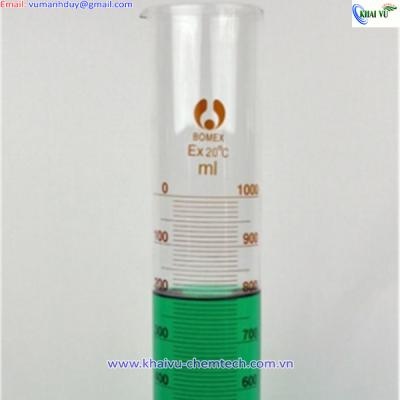 Ống đong 250ml có chia vạch có chân đế đo thể tích chất lỏng trong phòng thí nghiệm