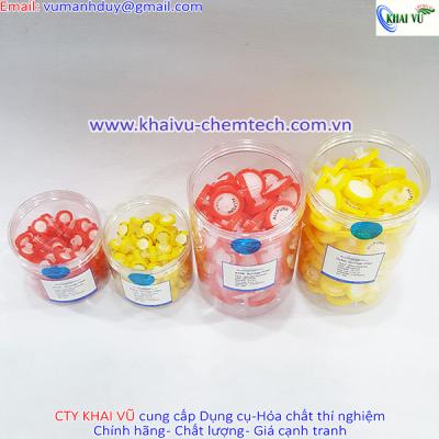 1 Hộp 100 cái Syring lọc Nút lọc Phin lọc sắc ký hãng Membrane Solution USA đường kính 25mm (loại to)