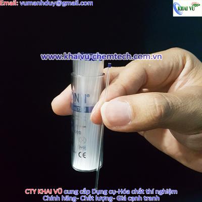 [HÀNG ĐỨC] Ống mao quản thủy tinh dài 75mm (thể tích 75uL) lấy mẫu chấm sắc ký không tráng heparinzed Hộp 100 cái