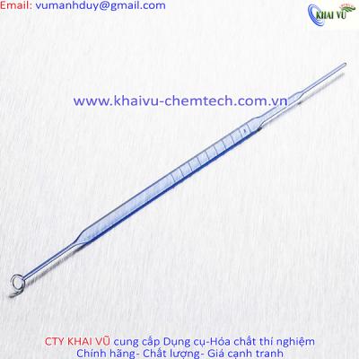 1 túi 20 cái que cấy vi sinh nhựa vô trùng đầu vòng và đầu thẳng cỡ 1uL hoặc 10uL (Pháp)