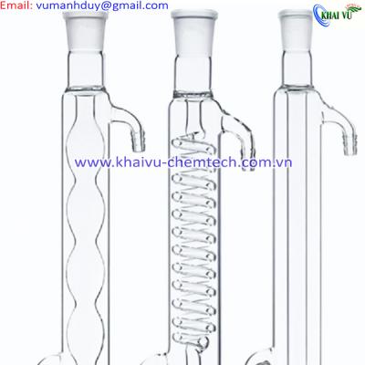 Ống sinh hàn, ống ngưng tụ 1 cái đầu nhám 24/29 dài 30cm
