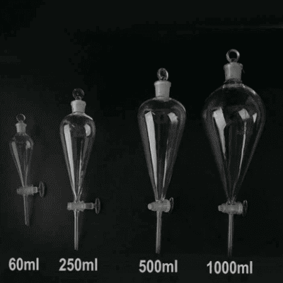 Phễu chiết tinh dầu phễu chiết quả lê các cỡ 60ml - 1000ml